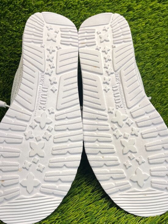 Hey Dude Wally Sox Mens Size 9 Stone White Athletic Casual Walking Slip On Shoes main image 4